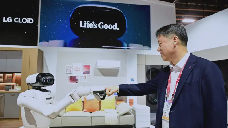LG전자 류재철 대표, 中 휴머노이드 기업 애지봇 방문…로봇·AI 협력 강화