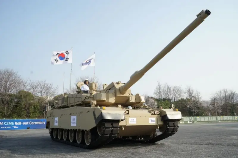 현대로템, ‘50도 사막도 견딘다’…중동형 K2 전차 첫 공개