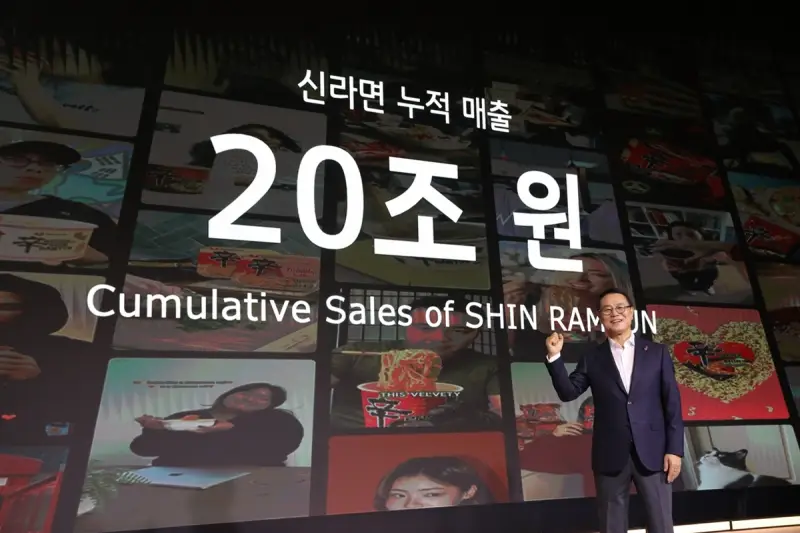 농심 신라면, 40년 만에 누적 매출 20조…K-라면 세계화의 상징 되다