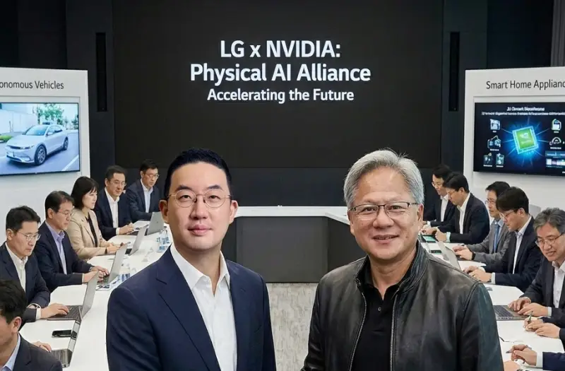 LG, 엔비디아와 ‘피지컬 AI 동맹’ 가속화…30여 명 경영진 총출동