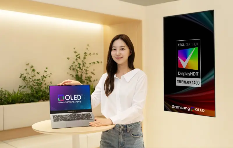 삼성디스플레이, 업계 최고 밝기 ‘트루블랙 1400’ 노트북용 탠덤 OLED 본격 공급